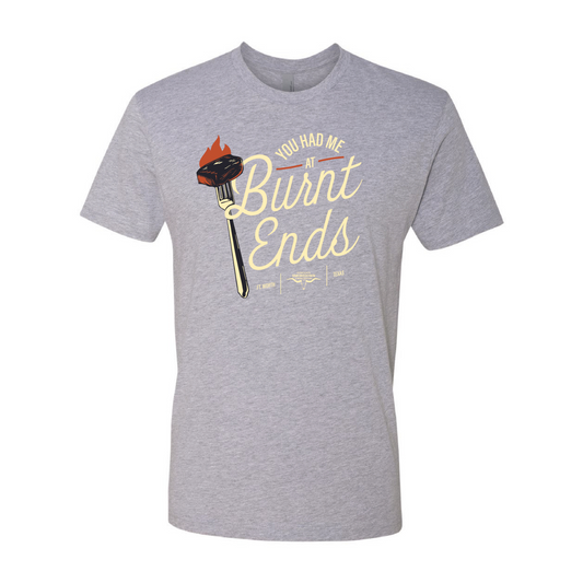 Burnt Ends Grey T-Shirt